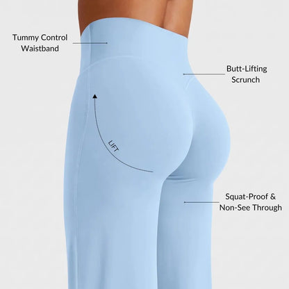 High-Waisted Straight Leggings