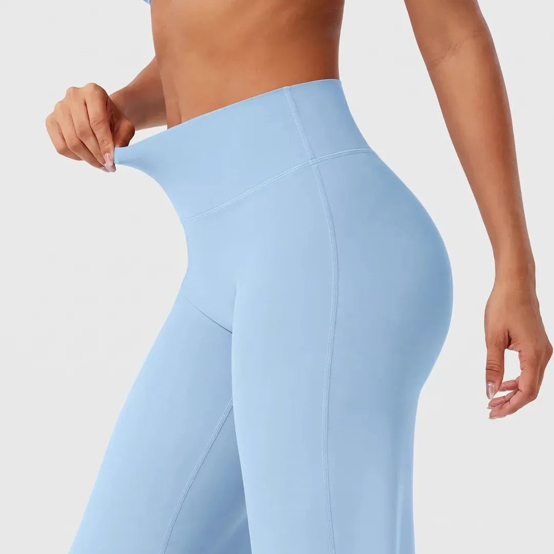 High-Waisted Straight Leggings