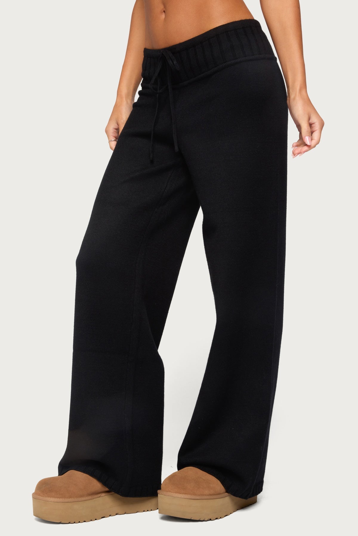 Russell Straight Leg Knit Trousers