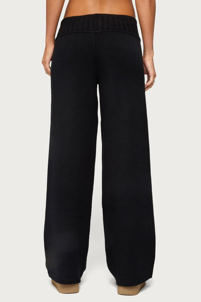 Russell Straight Leg Knit Trousers