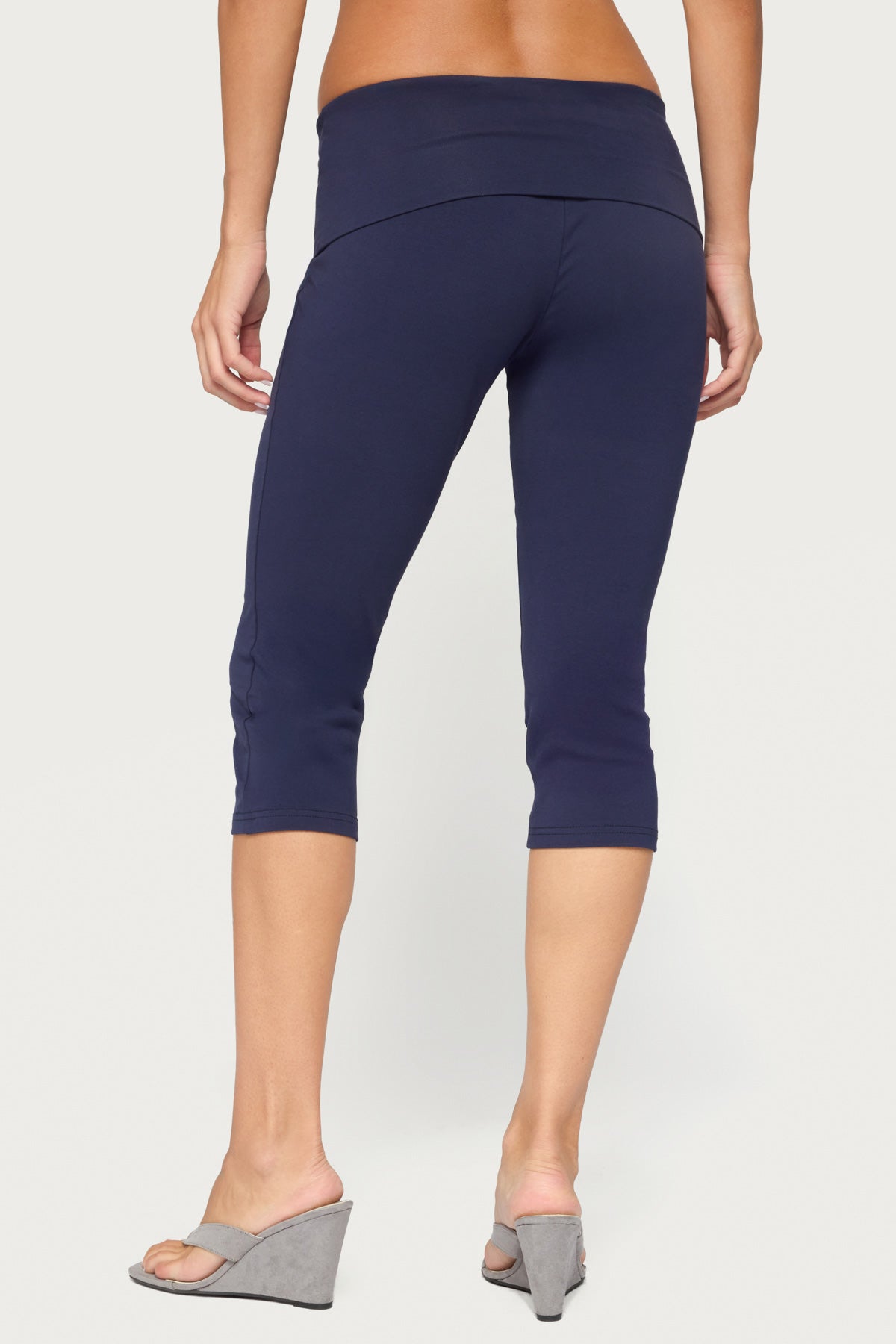 Rocio Foldover Capri Trousers