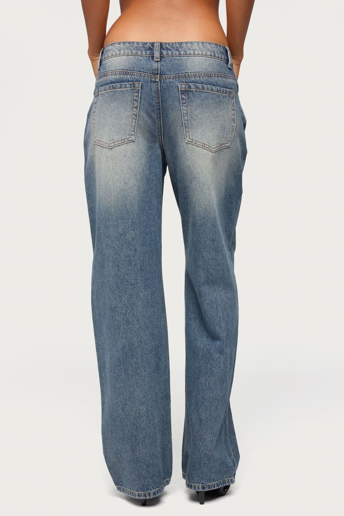 Heidie Low Rise Baggy Jeans