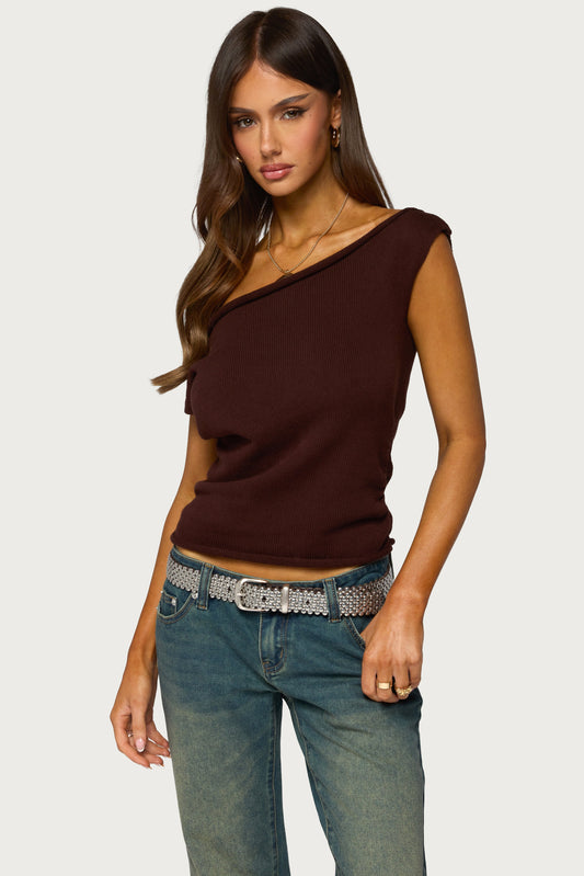 Lauria Off Shoulder Knit Top