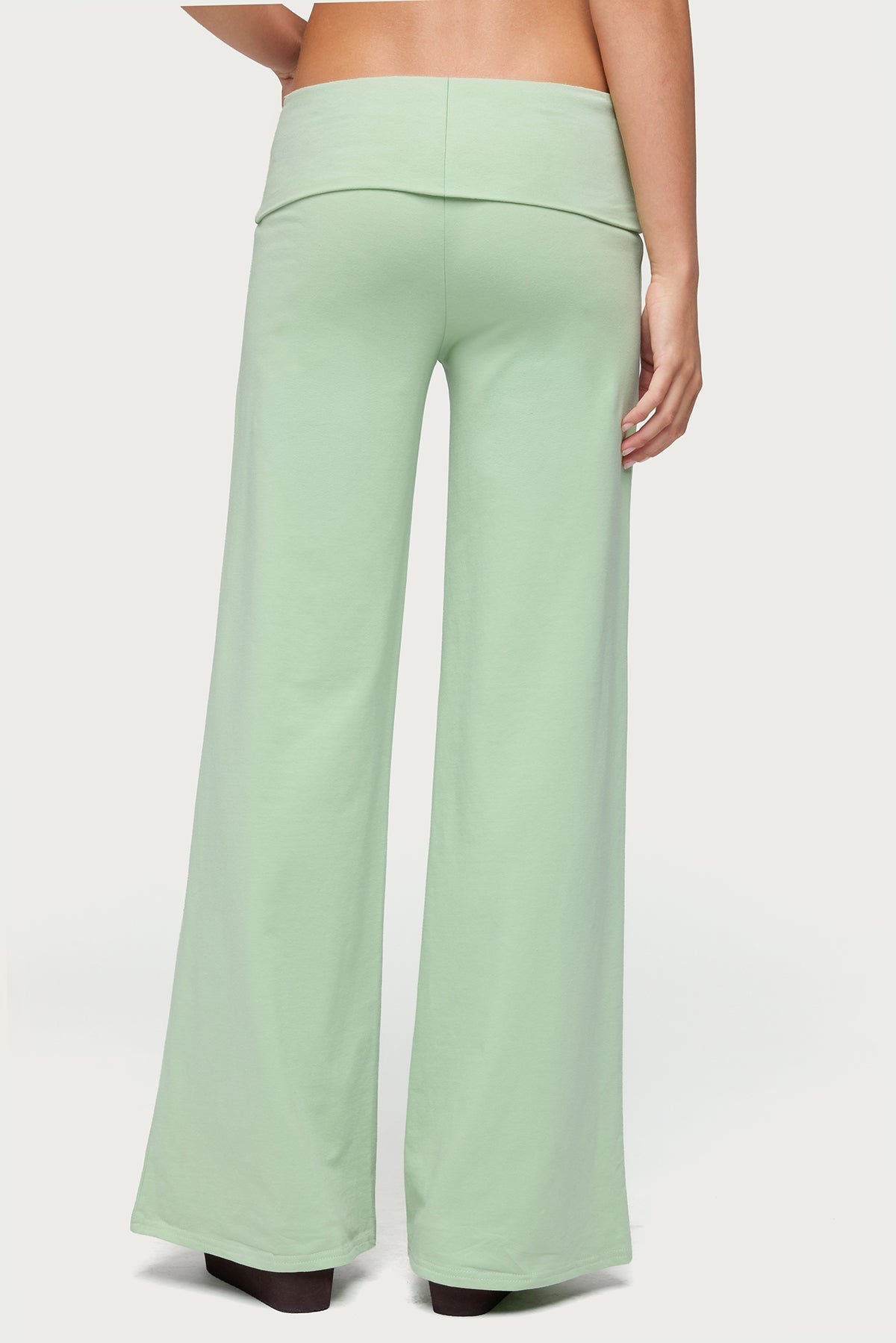 Cammy Wide Leg Foldover Trousers