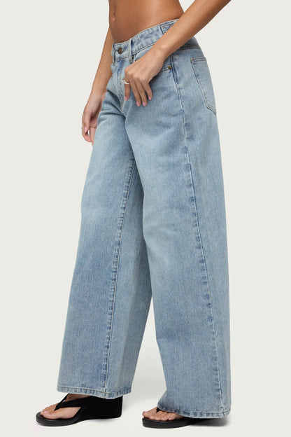 Darynne Low Rise Baggy Jeans