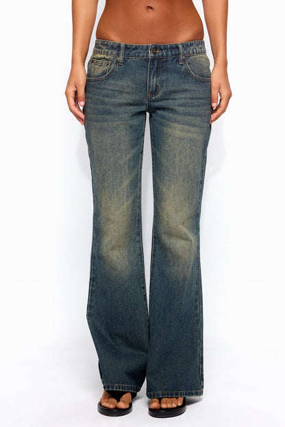 Shirili Low Rise Flared Jeans
