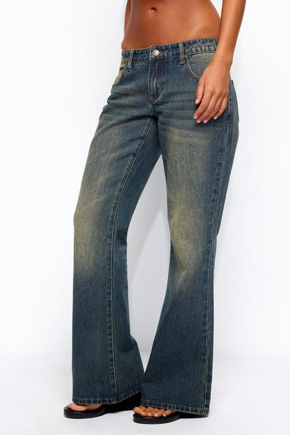 Shirili Low Rise Flared Jeans