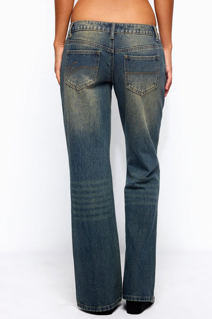 Shirili Low Rise Flared Jeans