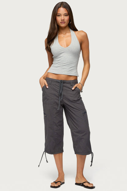 Lilith Cargo Capri Trousers
