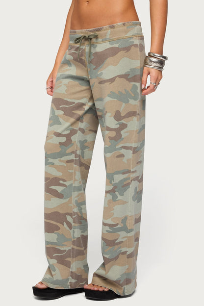 Kenan Straight Leg Camo Joggers