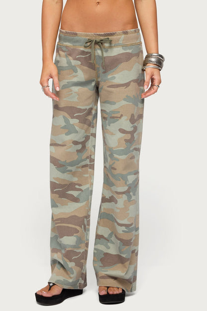 Kenan Straight Leg Camo Joggers
