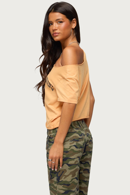 Netherlands Off Shoulder T Shirt