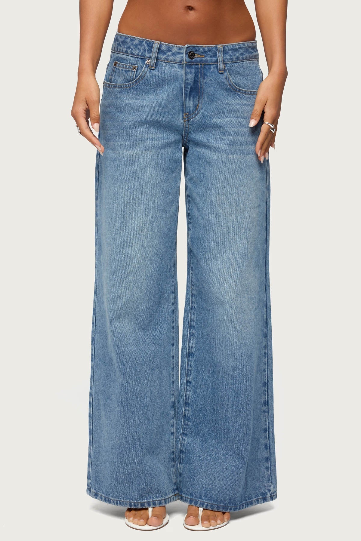 UK Cutie Low Rise Baggy Jeans