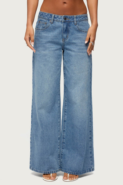 UK Cutie Low Rise Baggy Jeans