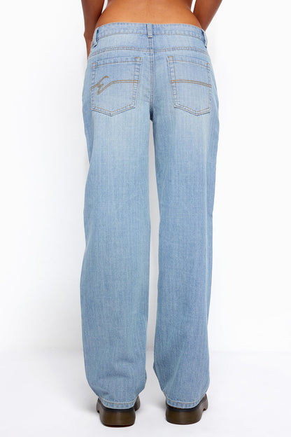 Cresida Low Rise Straight Leg Jeans