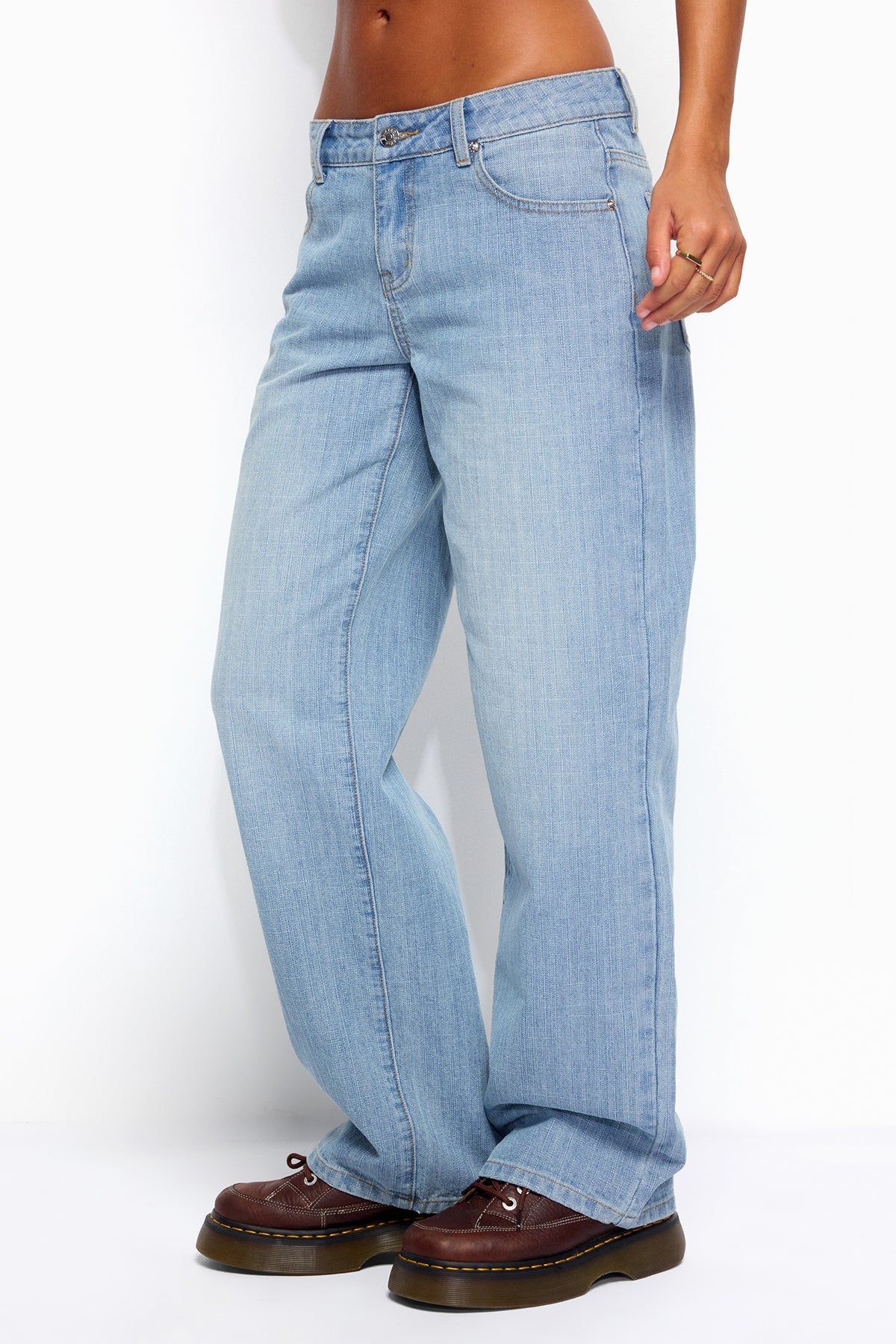 Cresida Low Rise Straight Leg Jeans