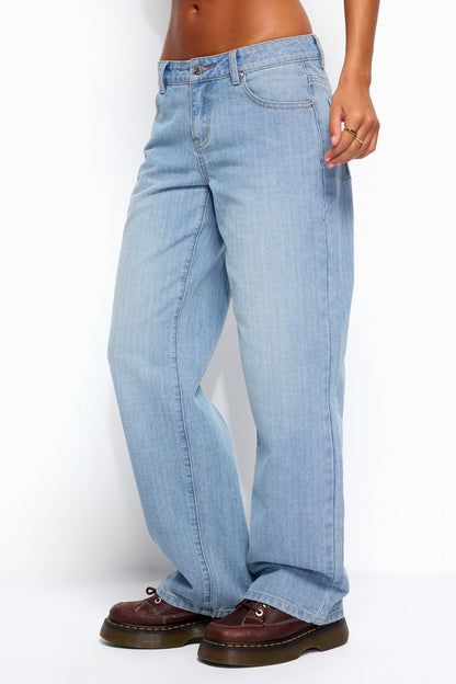Cresida Low Rise Straight Leg Jeans