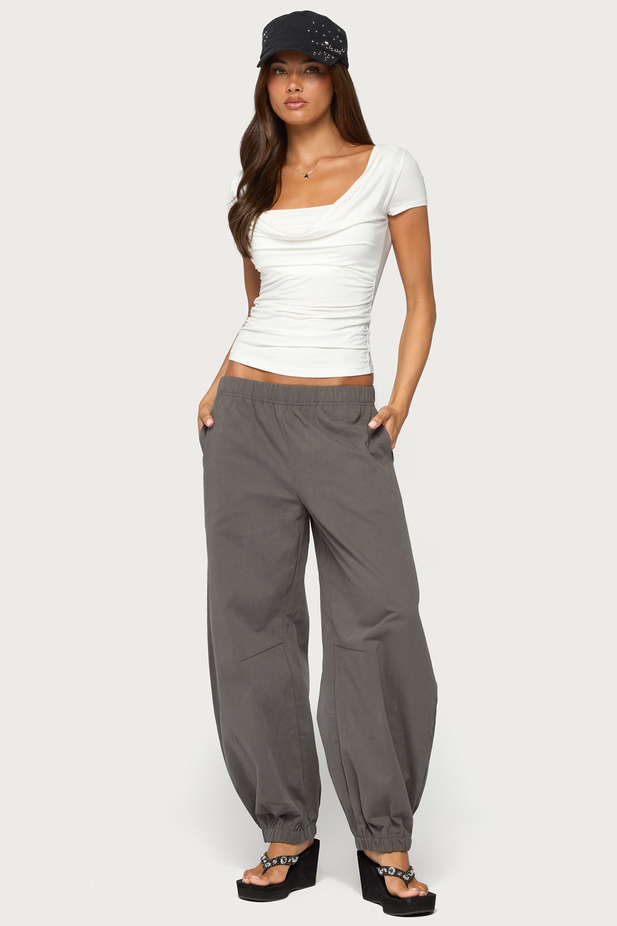 Hayli Cotton Parachute Trousers