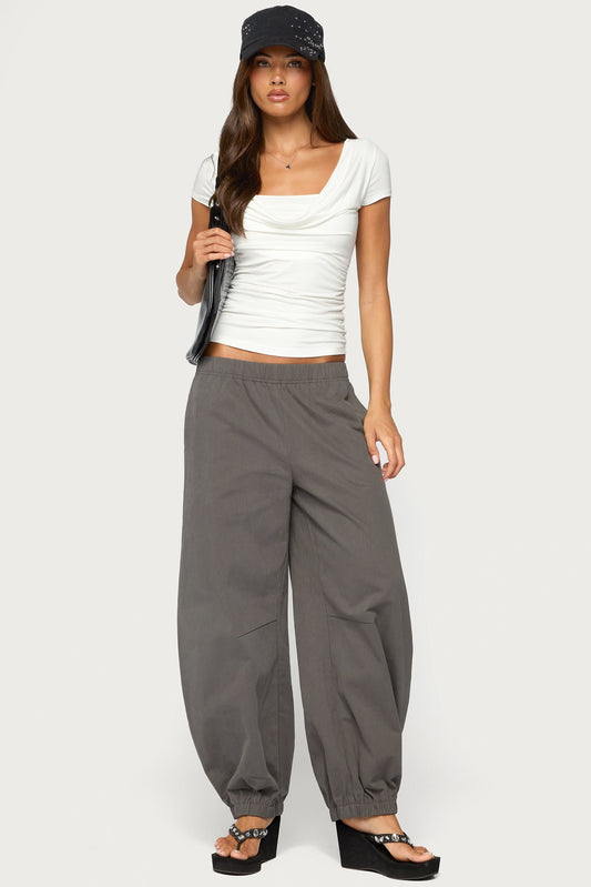 Hayli Cotton Parachute Trousers