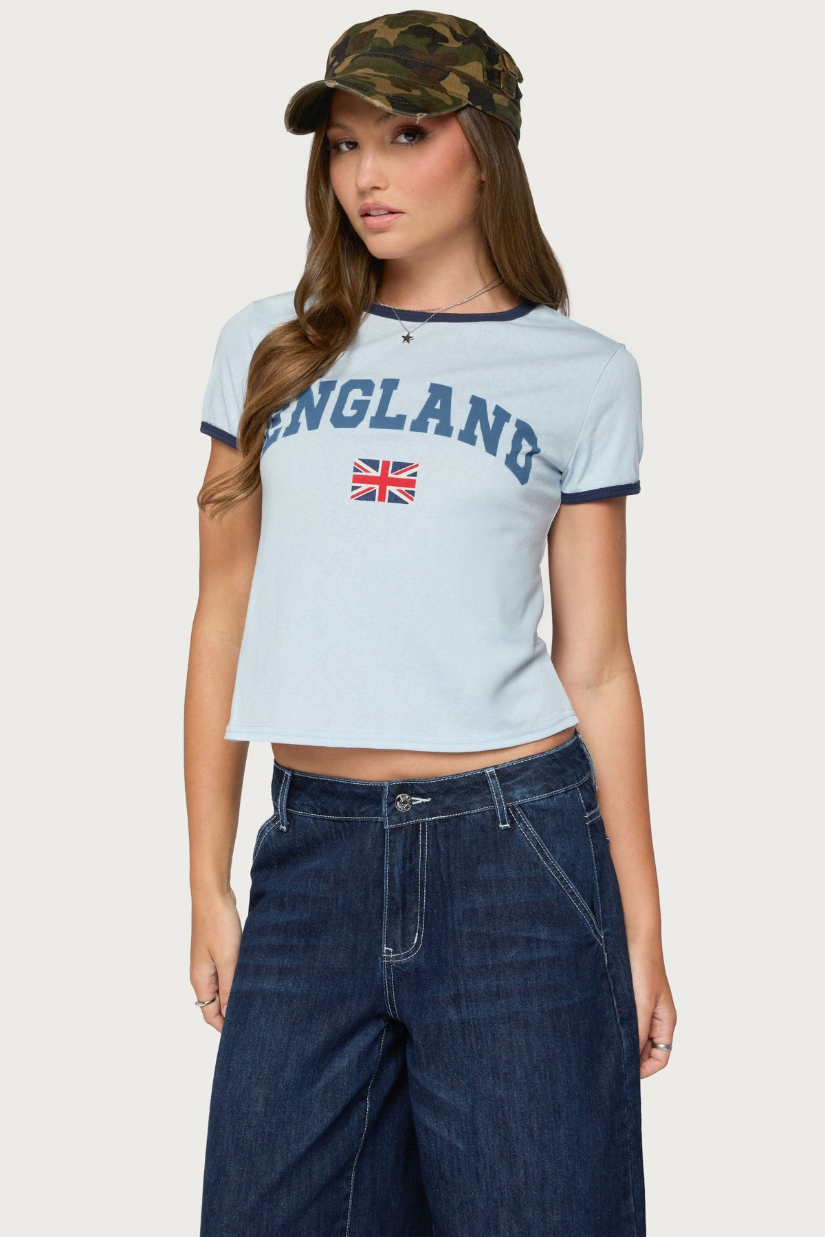 England Babe Graphic T Shirt