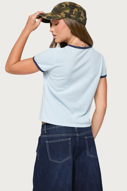 England Babe Graphic T Shirt