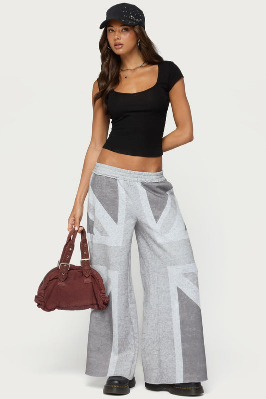 London Rush Wide Leg Joggers