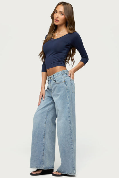 Darynne Low Rise Baggy Jeans