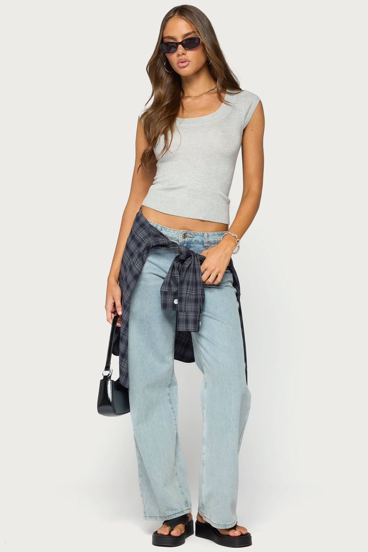 Somin Knit Scoop Neck Top