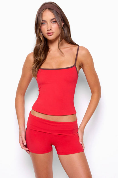 Ambar Reversible Contrast Tank Top