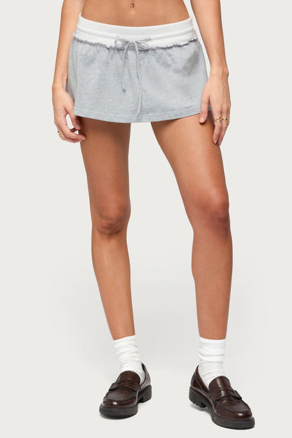 Tenney Contrast Flared Mini Skort