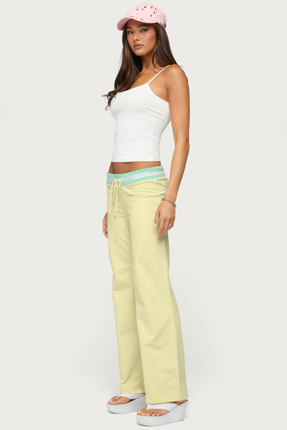 Clioh Contrast Waist Joggers