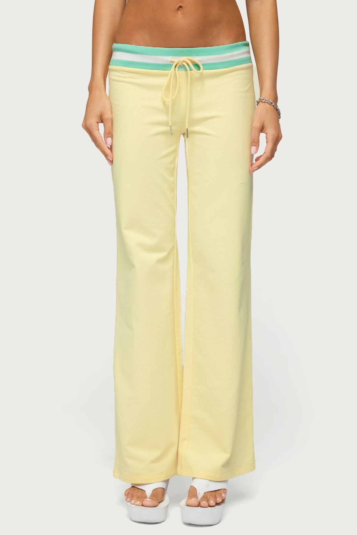 Clioh Contrast Waist Joggers