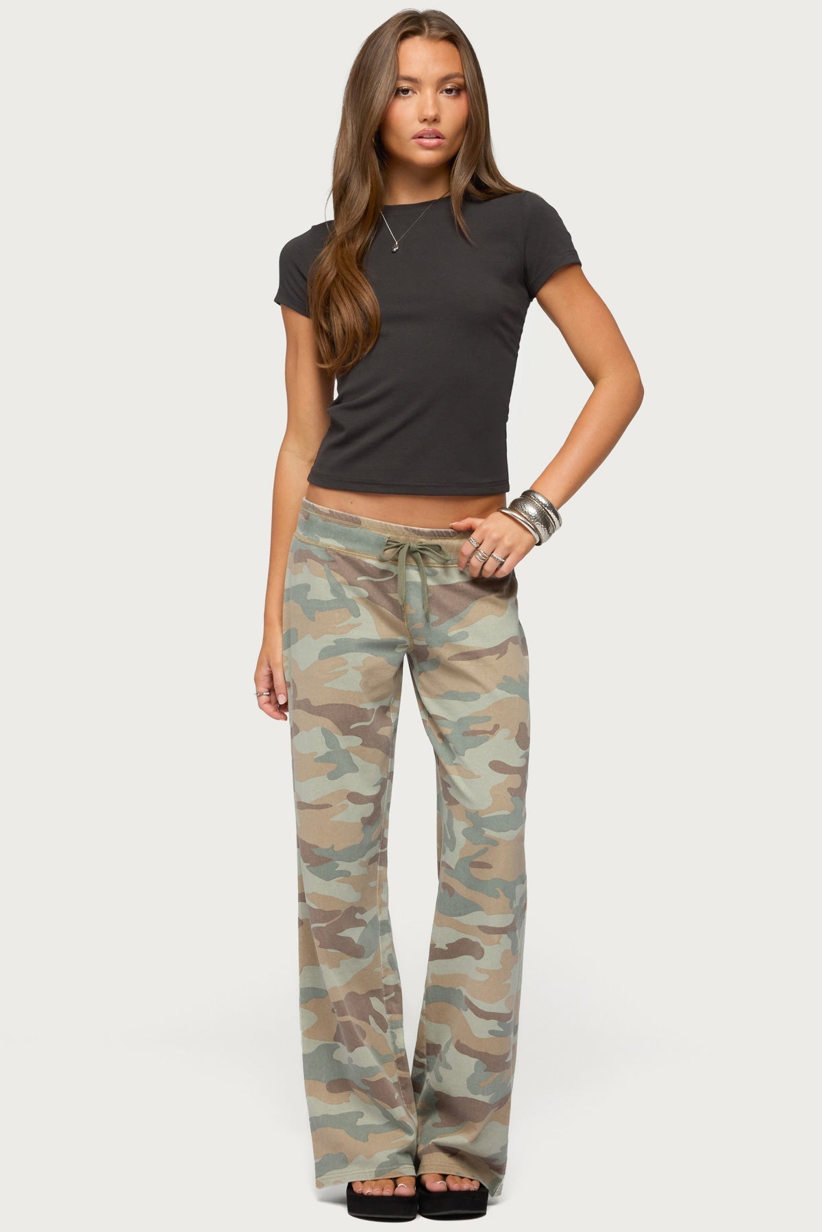 Kenan Straight Leg Camo Joggers