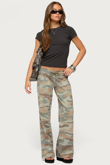 Kenan Straight Leg Camo Joggers