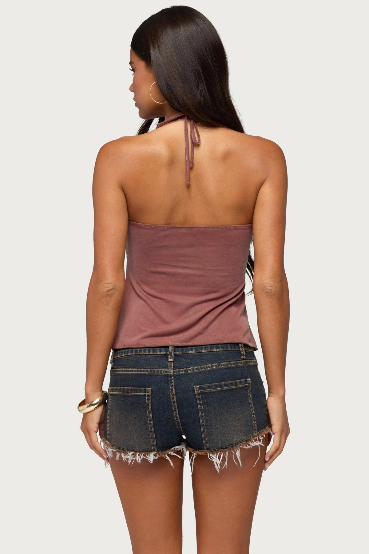 Ivana Studded Halter Top