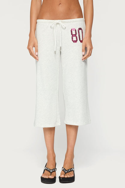80 Sequin Capri Joggers