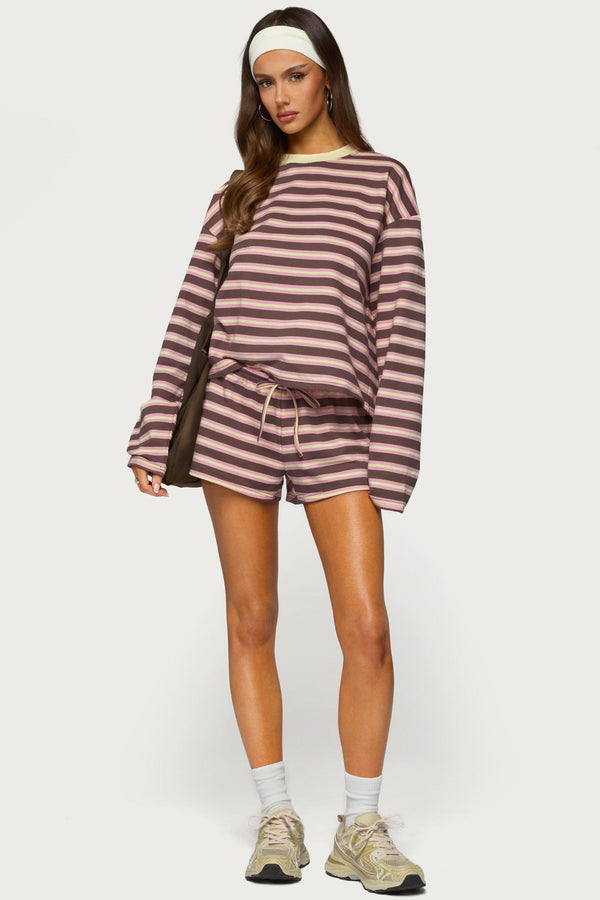 Blanchy Striped Shorts