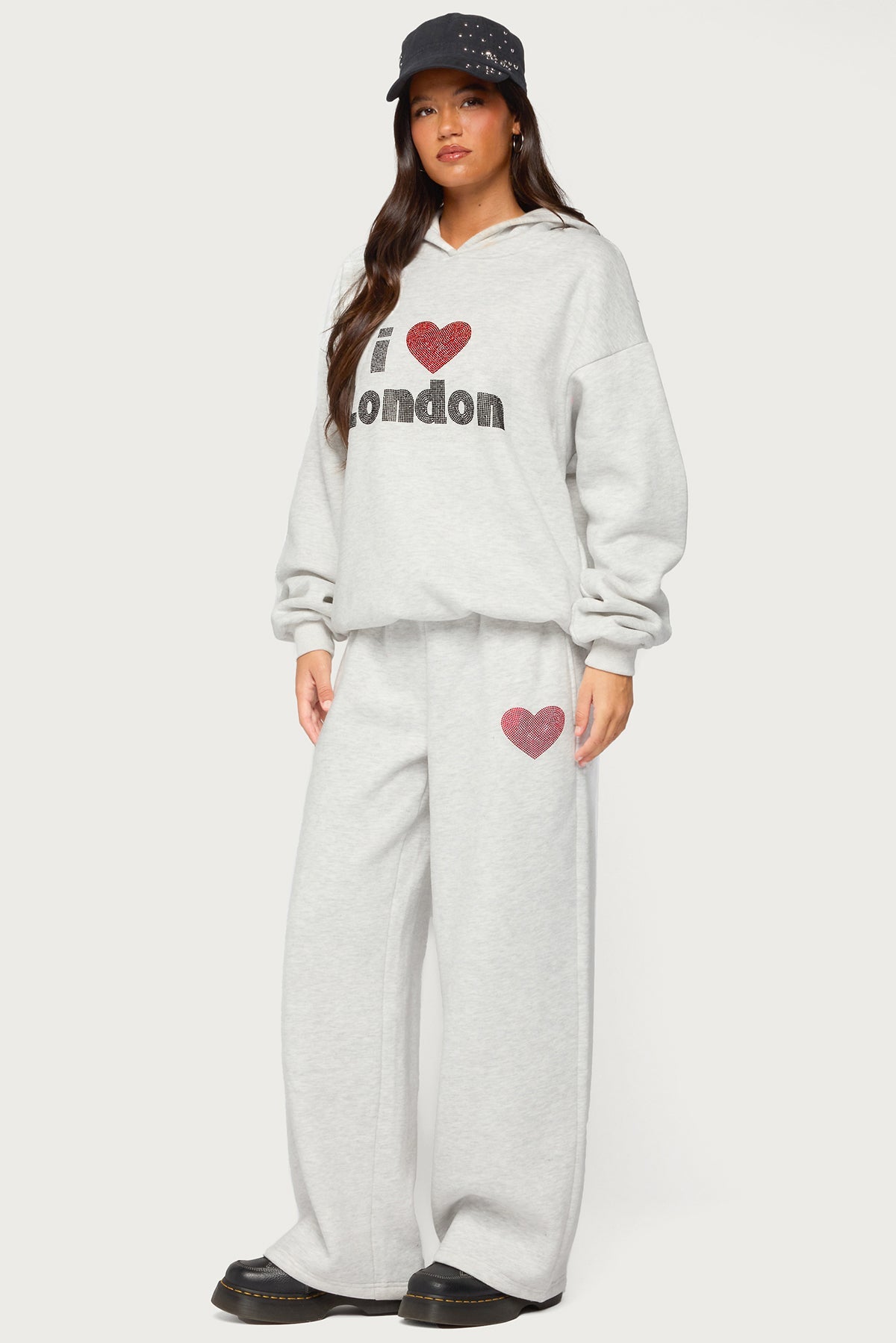 London Obsessed Rhinestone Joggers